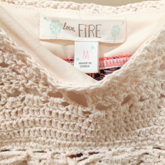 Love, Fire crochet printed maxi dress - Picture 8 of 8